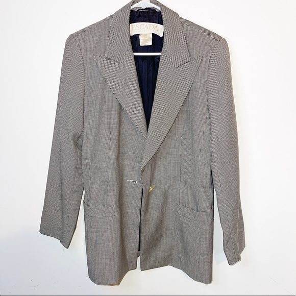 Escada Vintage Wool Silk Blazer
